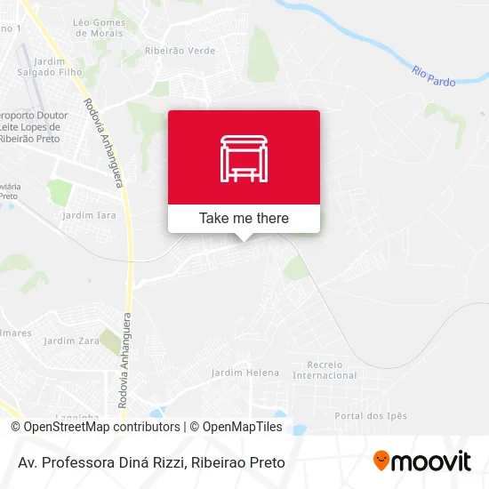 Av. Professora Diná Rizzi map
