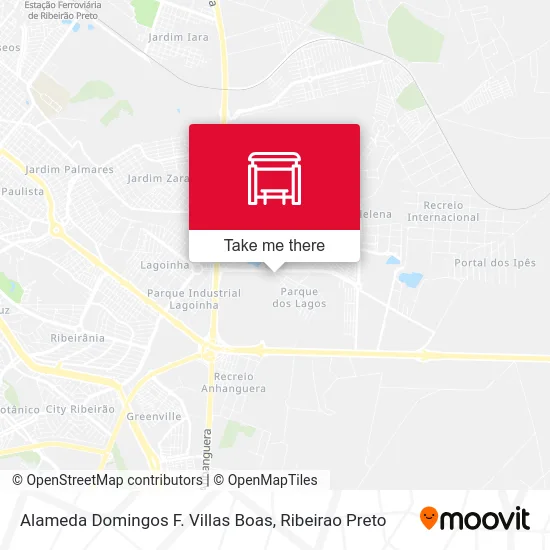 Alameda Domingos F. Villas Boas map