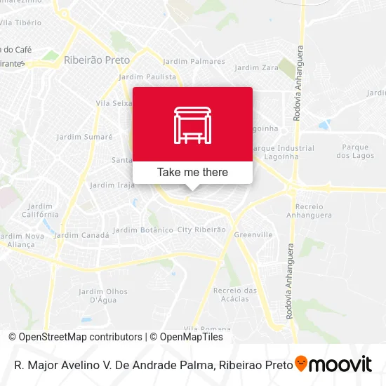 R. Major Avelino V. De Andrade Palma map