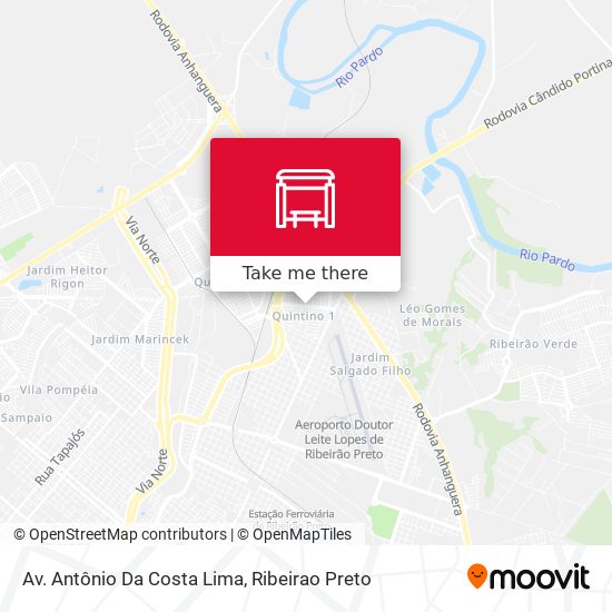 Mapa Av. Antônio Da Costa Lima