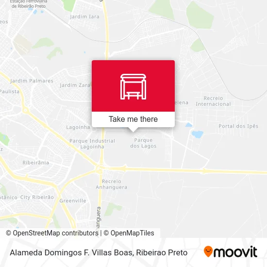 Alameda Domingos F. Villas Boas map