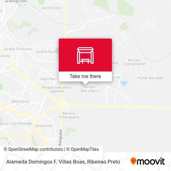 Alameda Domingos F. Villas Boas map