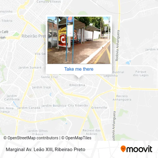 Marginal Av. Leão XIII map