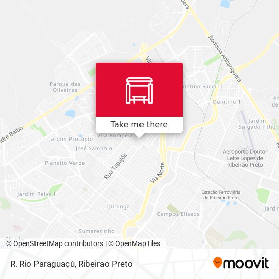 R. Rio Paraguaçú map