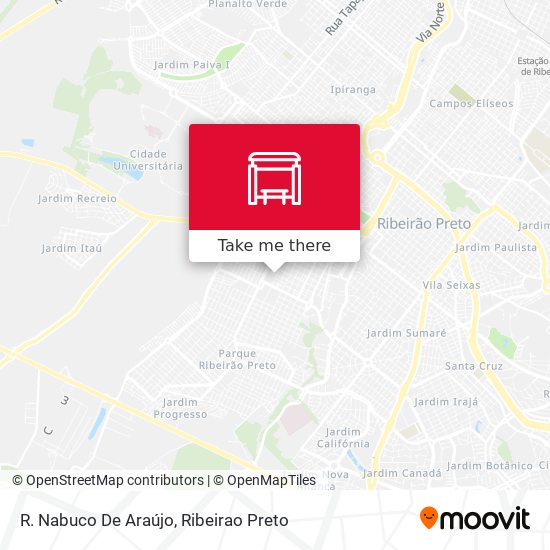 R. Nabuco De Araújo map