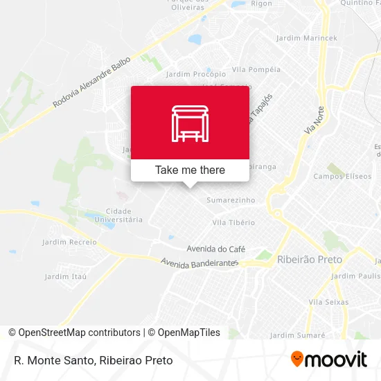 R. Monte Santo map