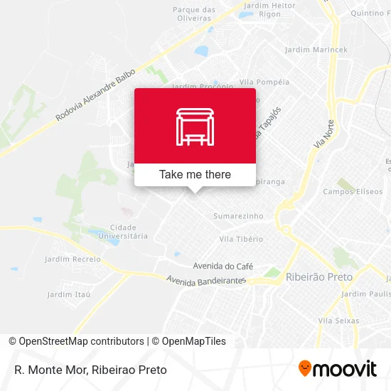 R. Monte Mor map