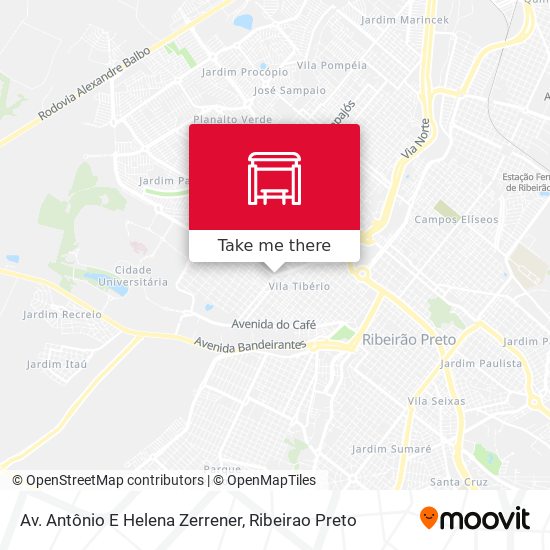 Av. Antônio E Helena Zerrener map