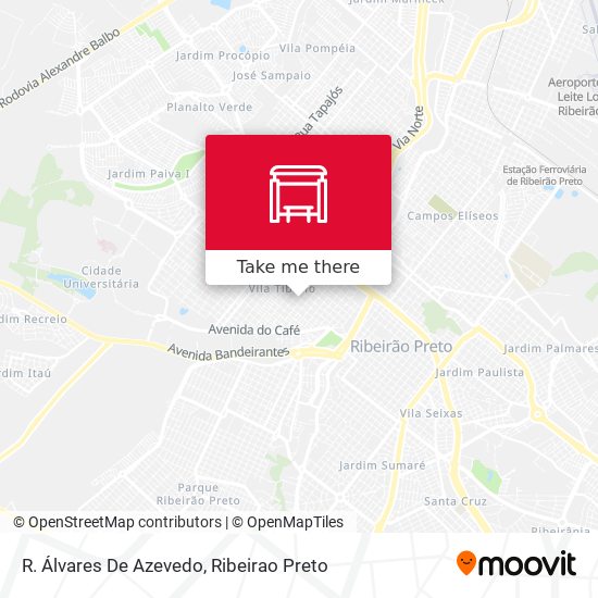 R. Álvares De Azevedo map