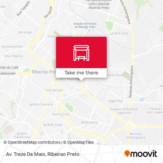 Mapa Av. Treze De Maio