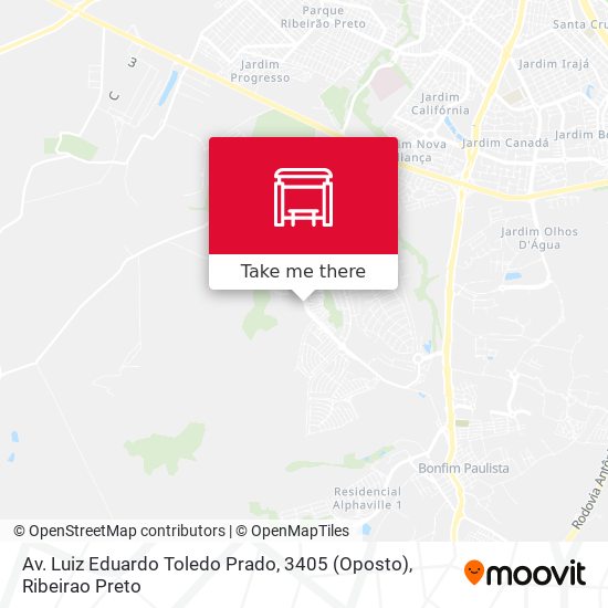 Mapa Av. Luiz Eduardo Toledo Prado, 3405 (Oposto)