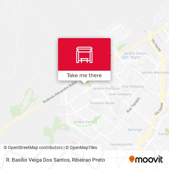 R. Basílio Veiga Dos Santos map