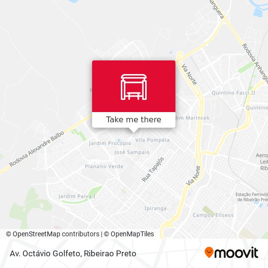 Av. Octávio Golfeto map