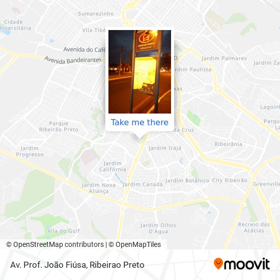 Mapa Av. Prof. João Fiúsa