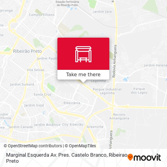 Mapa Marginal Esquerda Av. Pres. Castelo Branco