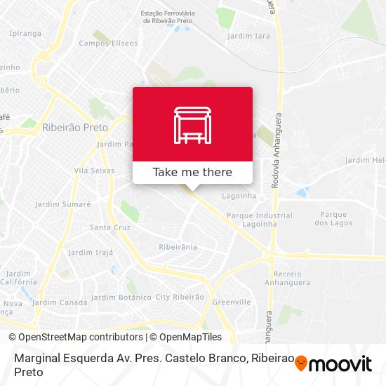 Mapa Marginal Esquerda Av. Pres. Castelo Branco