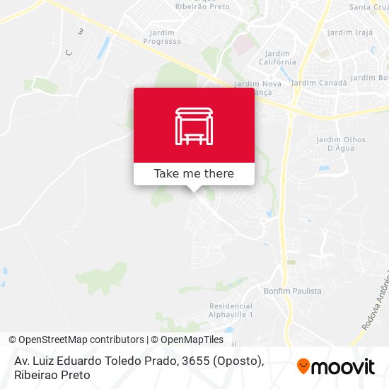 Mapa Av. Luiz Eduardo Toledo Prado, 3655 (Oposto)