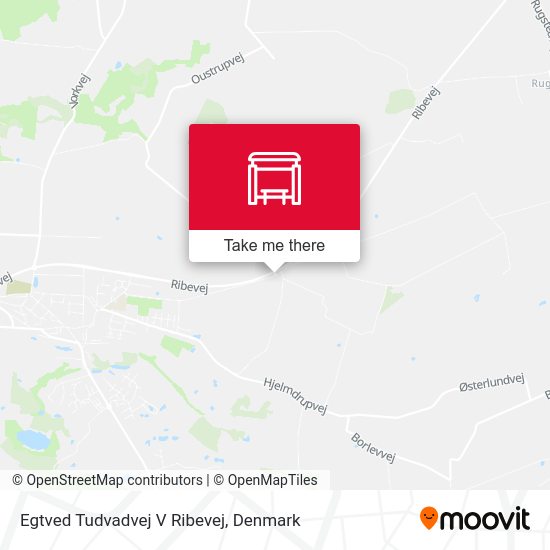 Egtved Tudvadvej V Ribevej map