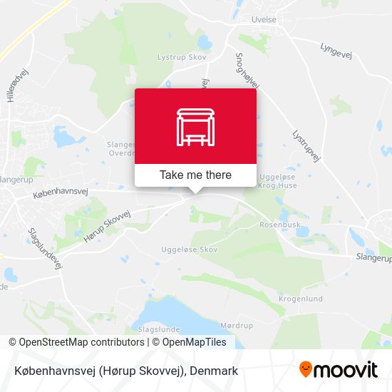 Københavnsvej (Hørup Skovvej) map