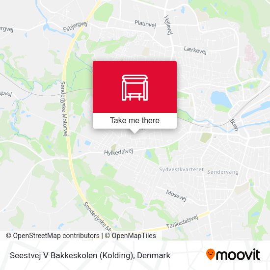 Seestvej V Bakkeskolen (Kolding) map