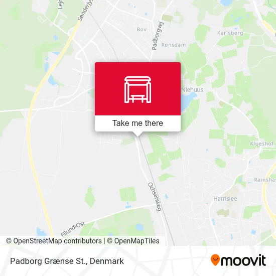 Padborg Grænse St. map