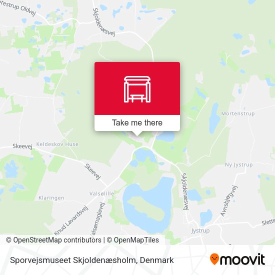Sporvejsmuseet Skjoldenæsholm map