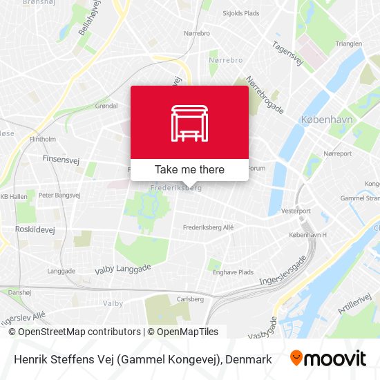 Henrik Steffens Vej (Gammel Kongevej) map