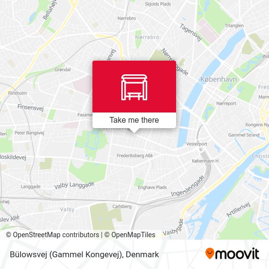 Bülowsvej (Gammel Kongevej) map