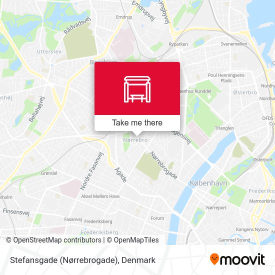 Stefansgade (Nørrebrogade) map