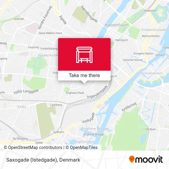 Saxogade (Istedgade) map