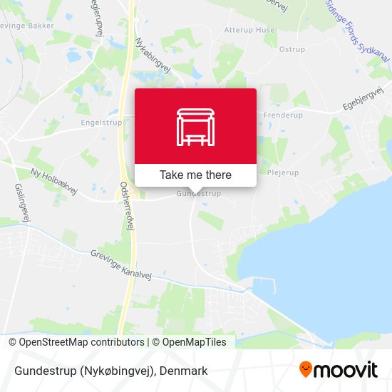 Gundestrup (Nykøbingvej) map