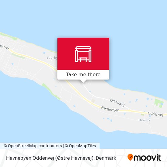 Havnebyen Oddenvej (Østre Havnevej) map
