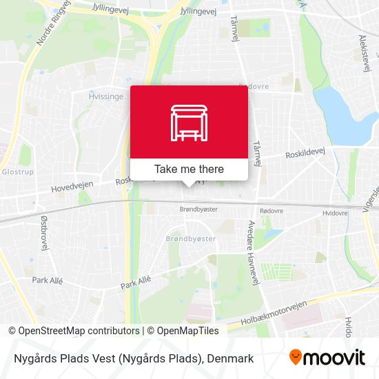 Nygårds Plads Vest map