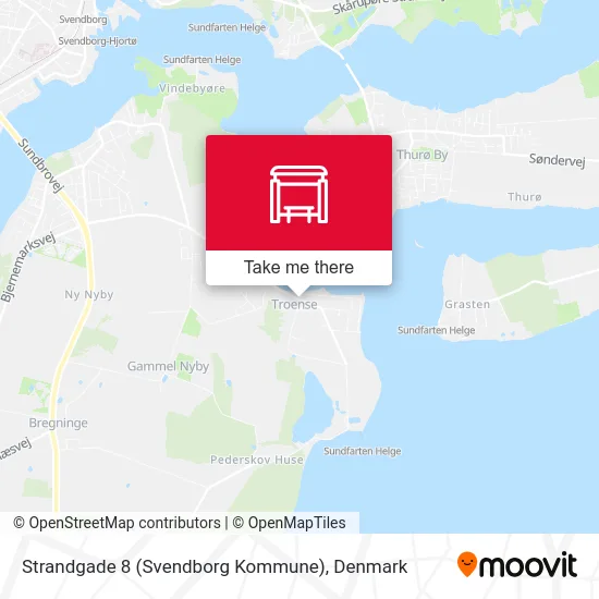 Strandgade 8 (Svendborg Kommune) map