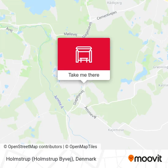 Holmstrup (Holmstrup Byvej) map