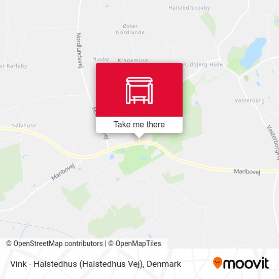Vink - Halstedhus (Halstedhus Vej) map