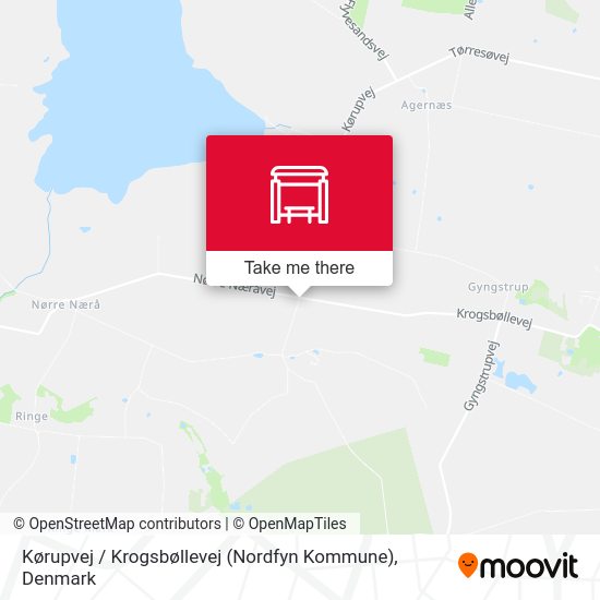 Kørupvej / Krogsbøllevej (Nordfyn Kommune) map