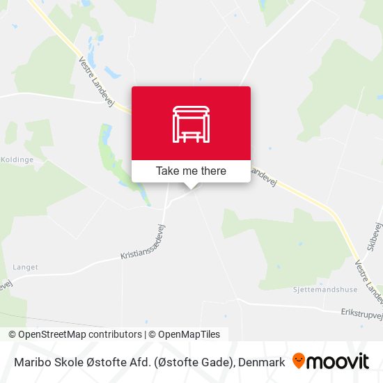 Maribo Skole Østofte Afd. (Østofte Gade) map