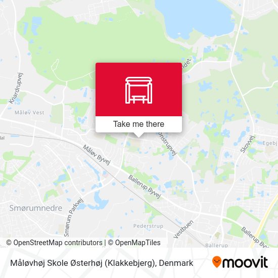 Måløvhøj Skole Østerhøj (Klakkebjerg) map