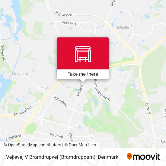 Vejlevej V Bramdrupvej (Bramdrupdam) map