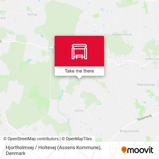 Hjortholmvej / Holtevej (Assens Kommune) map