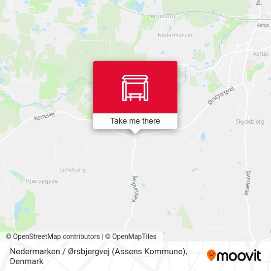 Nedermarken / Ørsbjergvej (Assens Kommune) map
