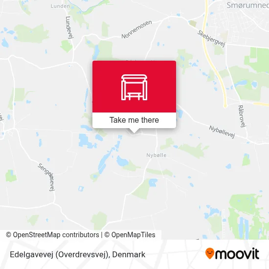 Edelgavevej (Overdrevsvej) map