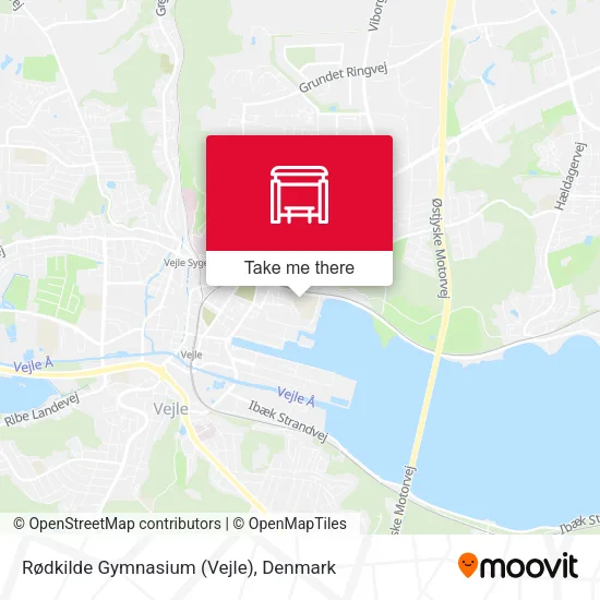 Rødkilde Gymnasium (Vejle) map