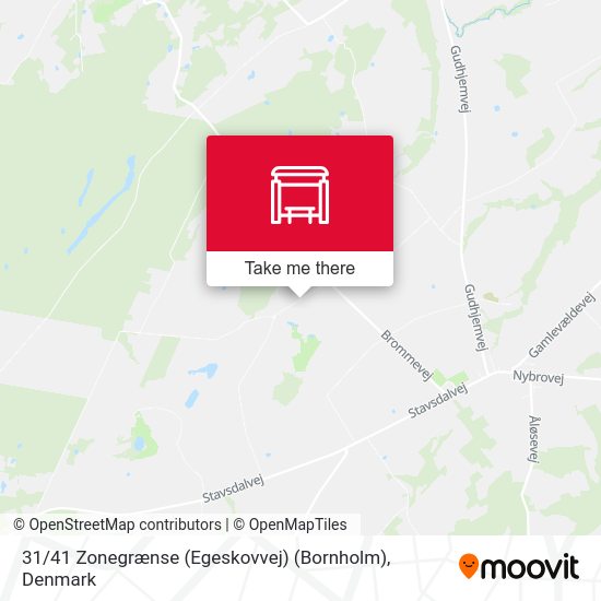 31 / 41 Zonegrænse (Egeskovvej) (Bornholm) map