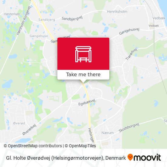 Gl. Holte Øverødvej (Helsingørmotorvejen) map