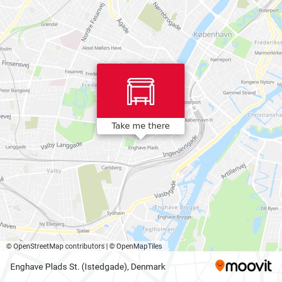 Enghave Plads St. (Istedgade) map