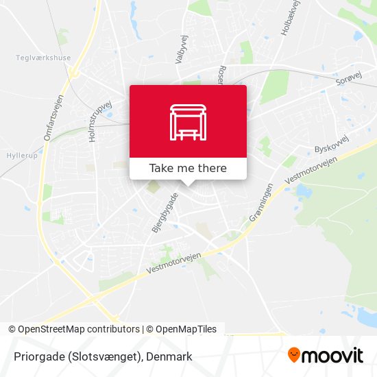 Priorgade (Slotsvænget) map
