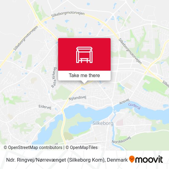Ndr. Ringvej / Nørrevænget (Silkeborg Kom) map