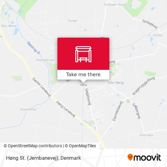 Høng St. (Jernbanevej) map